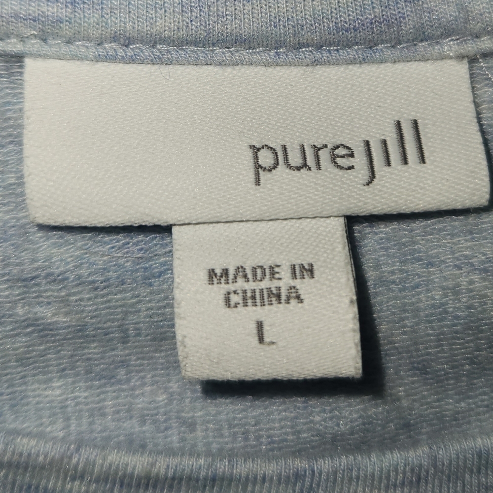 Pure Jill Light Blue Long Sleeve Top Large (Read Full Description) - Picture 5 of 11